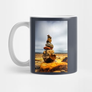 Balancing Act Rock Cairn Mug